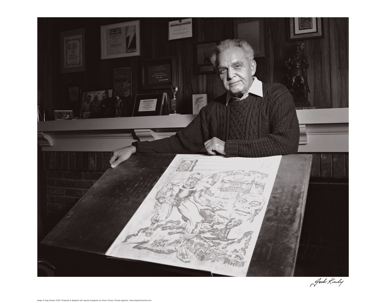 Jack Kirby Studio "The Artist Within" Print