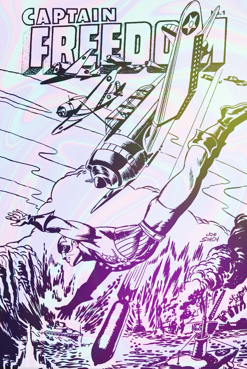 Captain Freedom #1 OA Edition Joe Simon | Variant C