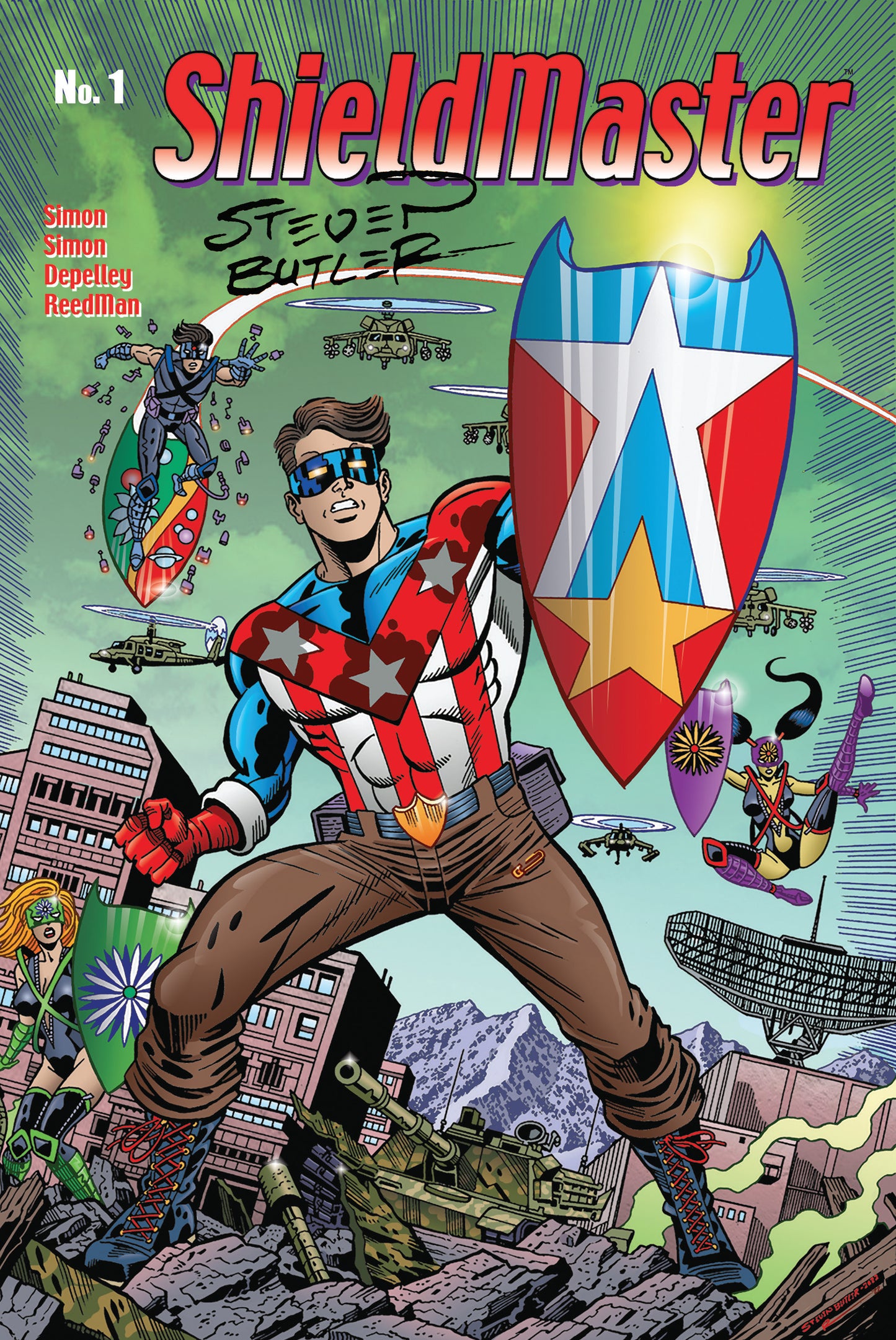 SIGNED | ShieldMaster #1 Steven Butler | Main Cover