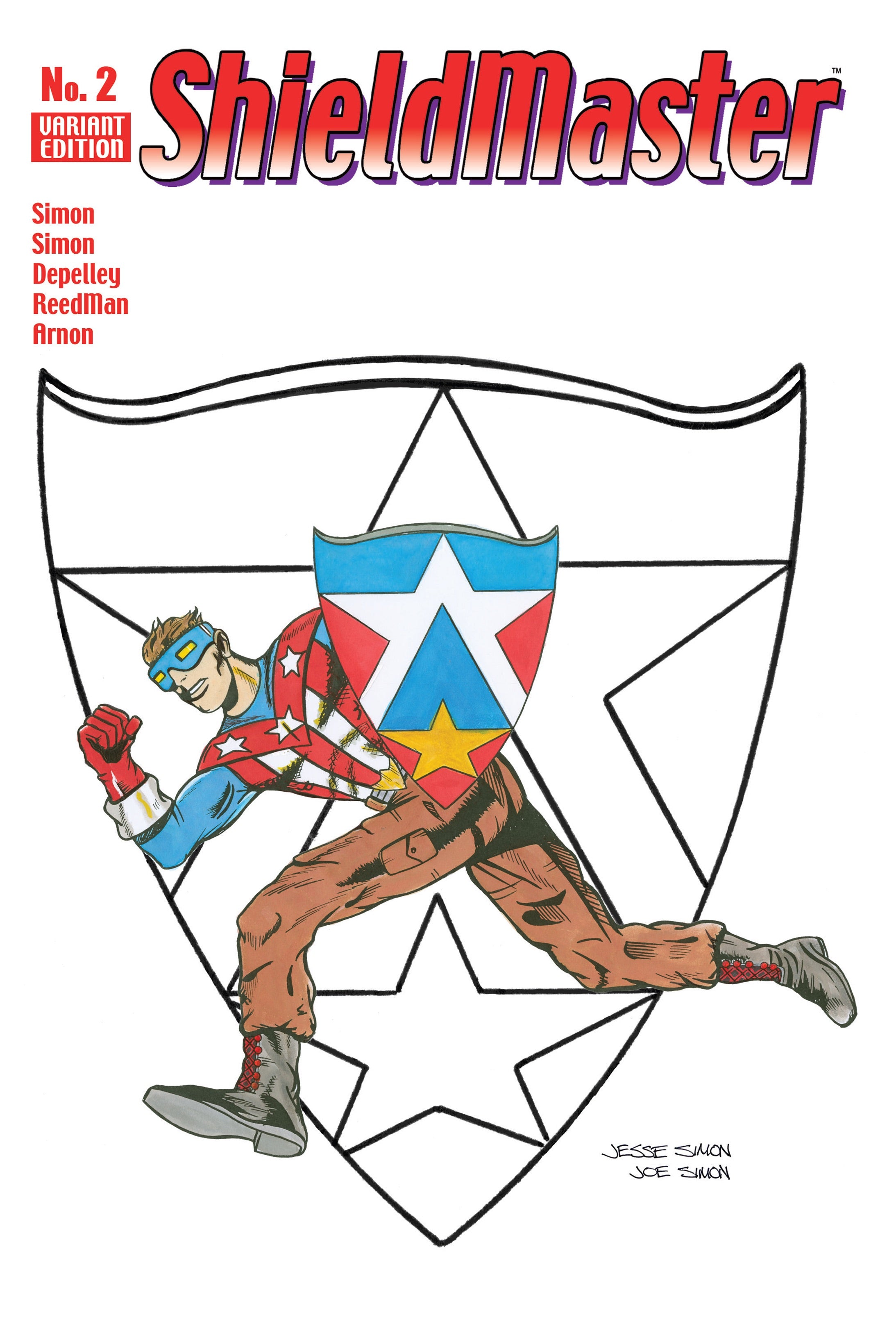 ShieldMaster #2 Jesse Simon | Variant C – Simon Comics