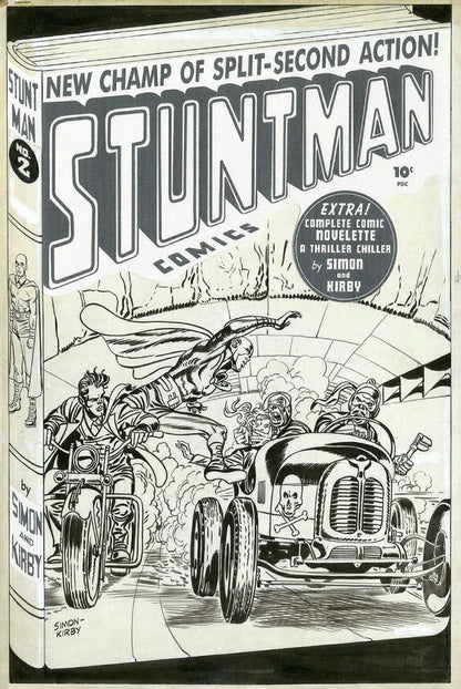 Stuntman #2 OA Edition Joe Simon & Jack Kirby | Variant C