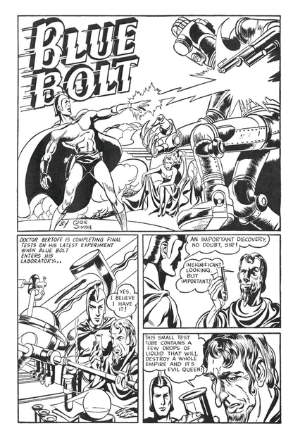 Blue Bolt #2 OA Edition Joe Simon | Variant C