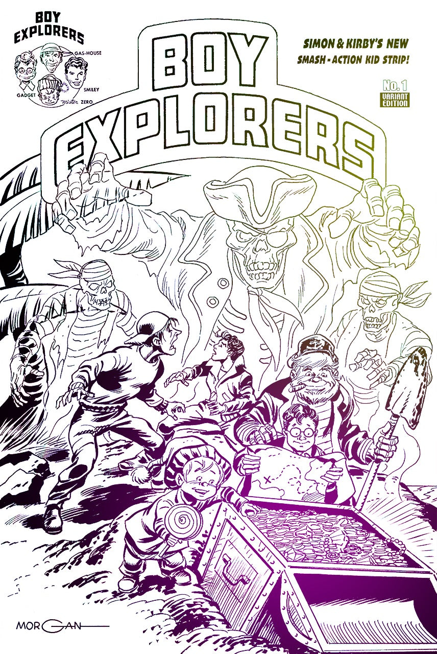 Boy Explorers #1 OA Edition Tom Morgan | Variant B