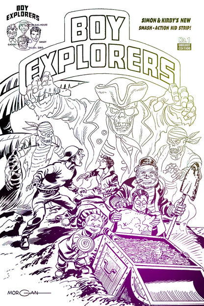 Boy Explorers #1 OA Edition Tom Morgan | Variant B