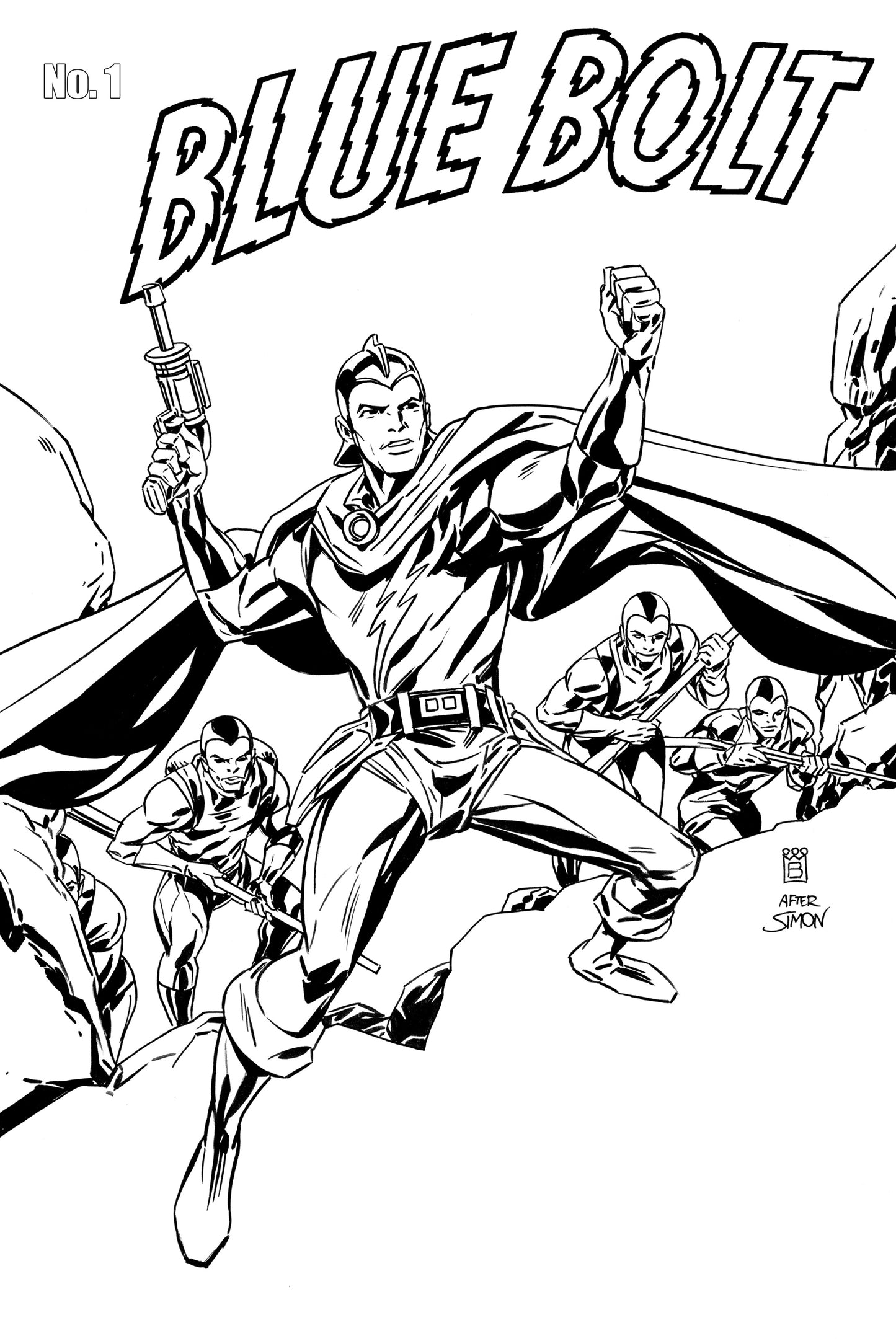 Blue Bolt #1 OA Edition Mark Buckingham | Main Cover