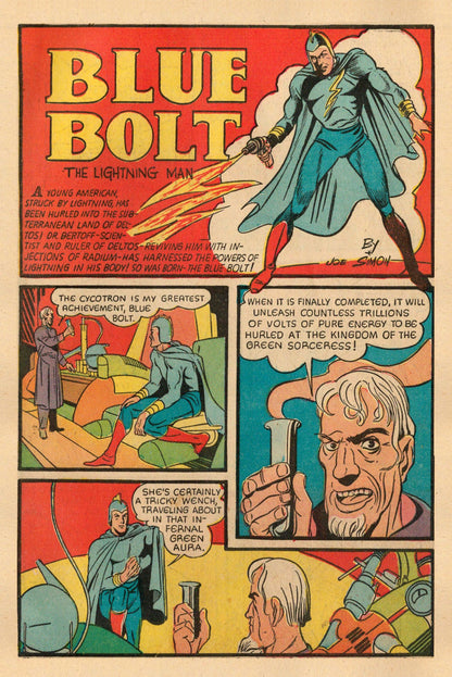 Blue Bolt #1 Joe Simon | Variant C