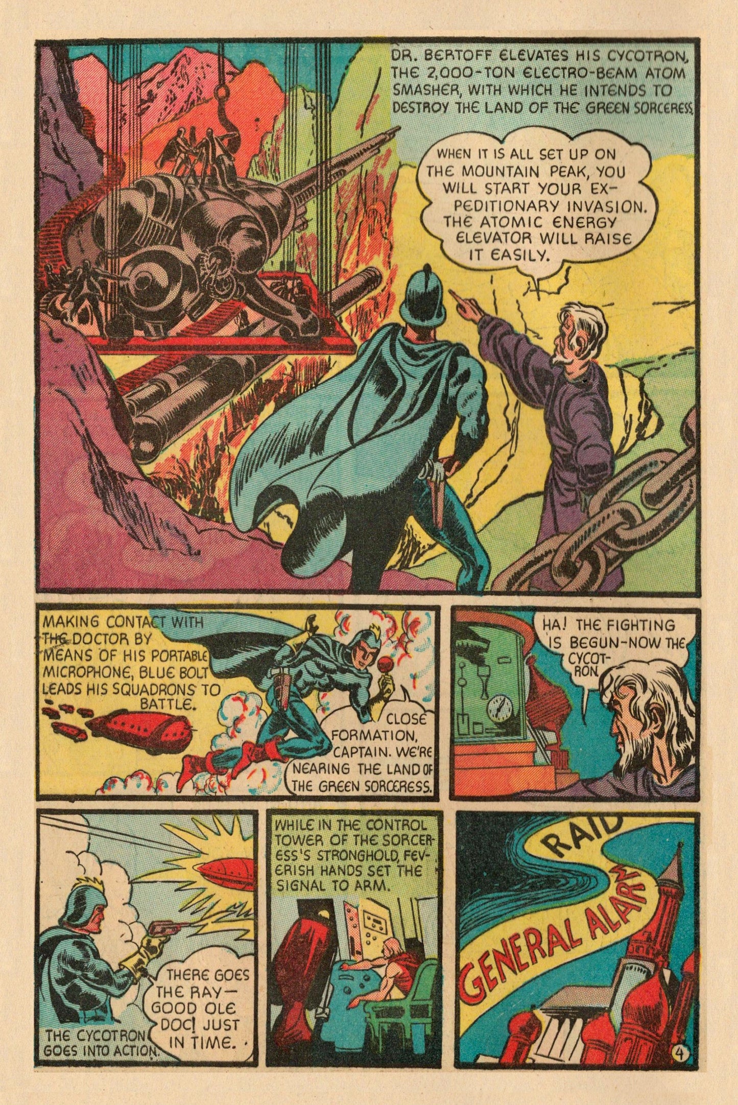 Blue Bolt #1 Joe Simon | Variant C