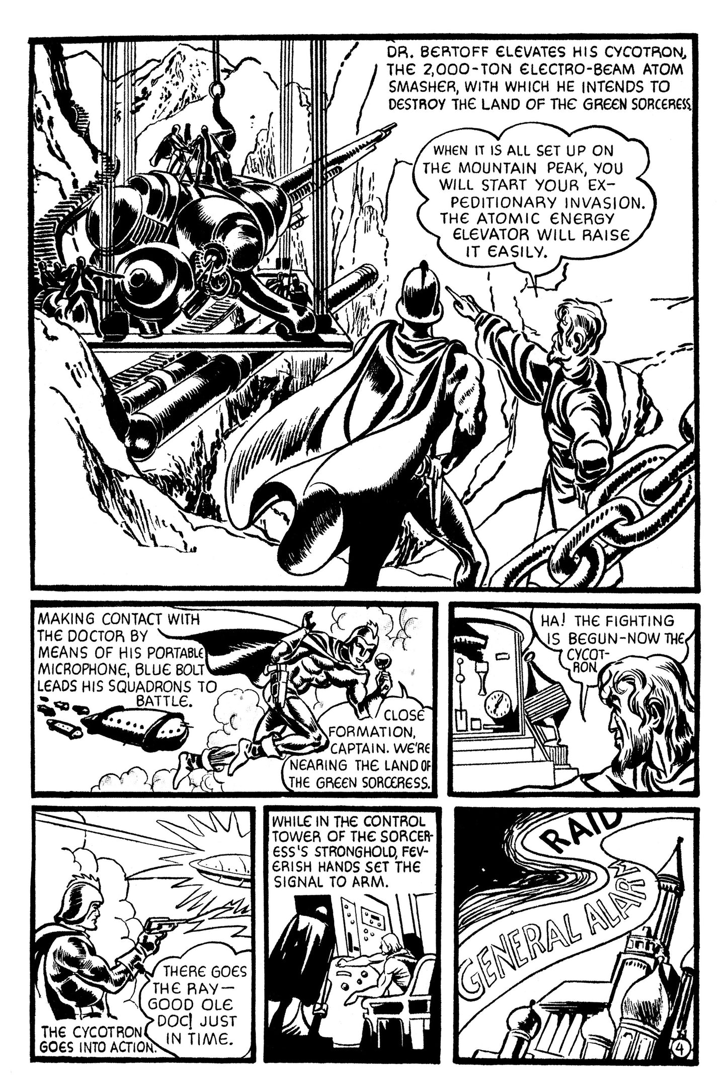 Blue Bolt #1 OA Edition Joe Simon | Variant C