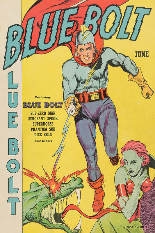 Blue Bolt #1 Joe Simon | Variant C