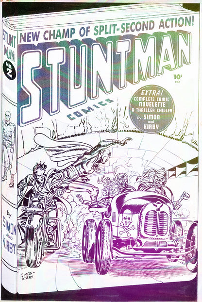 Stuntman #2 OA Edition Joe Simon & Jack Kirby | Variant C