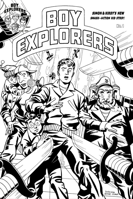 Boy Explorers #1 OA Edition Dody Eka & Jesse Simon | Main Cover