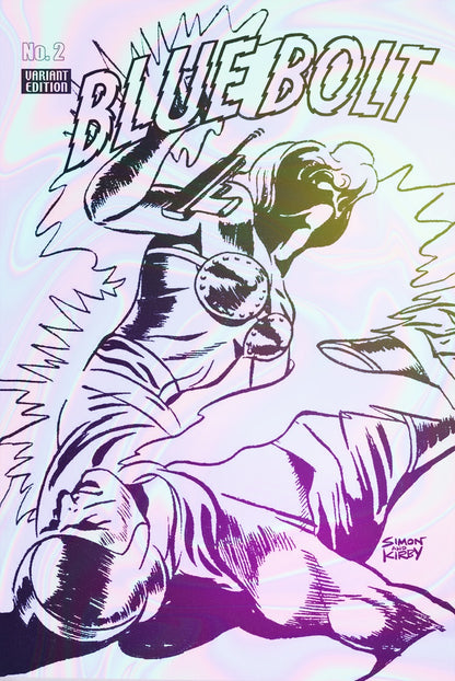 Blue Bolt #2 OA Edition Joe Simon & Jack Kirby | Variant B