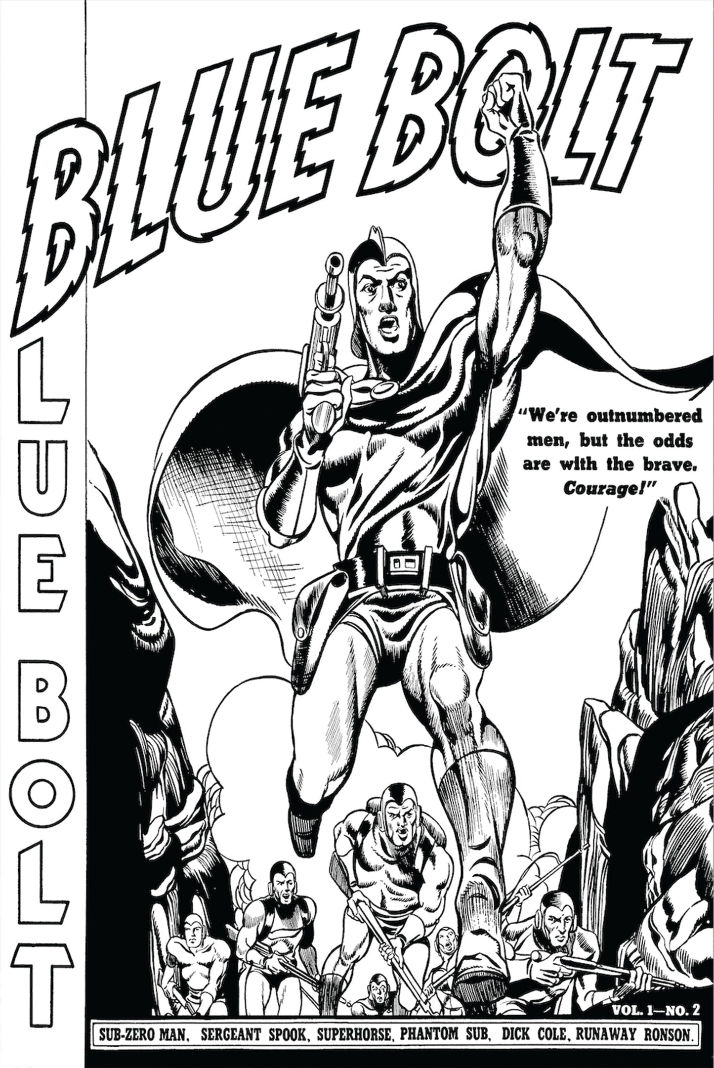 Blue Bolt #2 OA Edition Joe Simon | Variant C