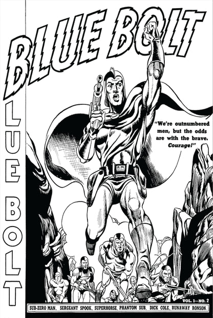 Blue Bolt #2 OA Edition Joe Simon | Variant C