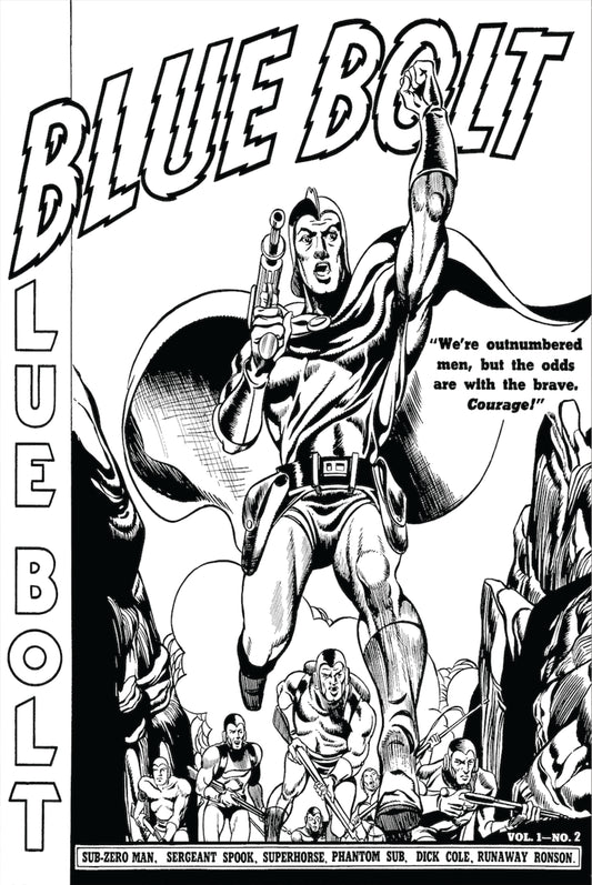 Blue Bolt #2 OA Edition Joe Simon | Variant C