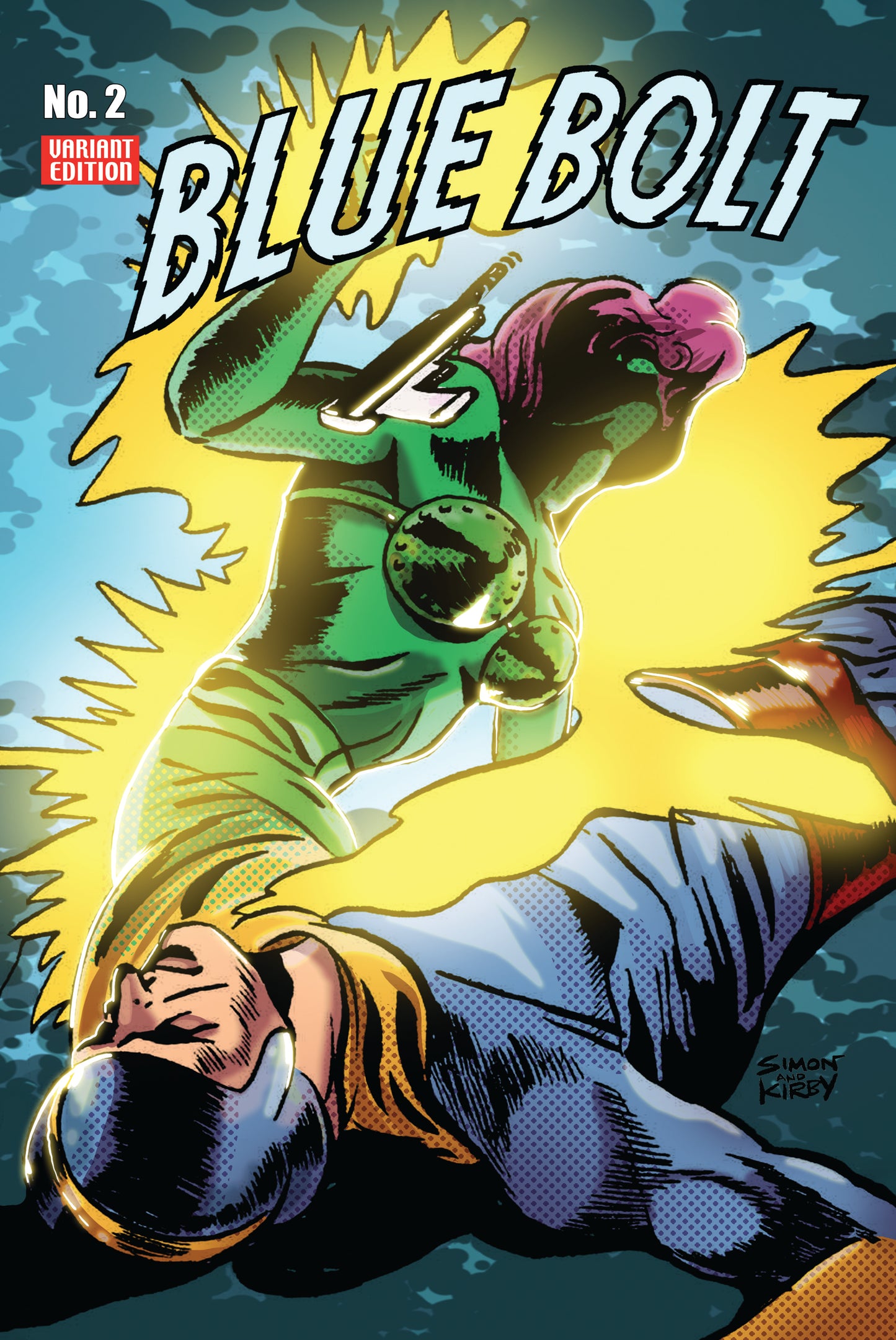 Blue Bolt #2 Joe Simon & Jack Kirby | Variant B