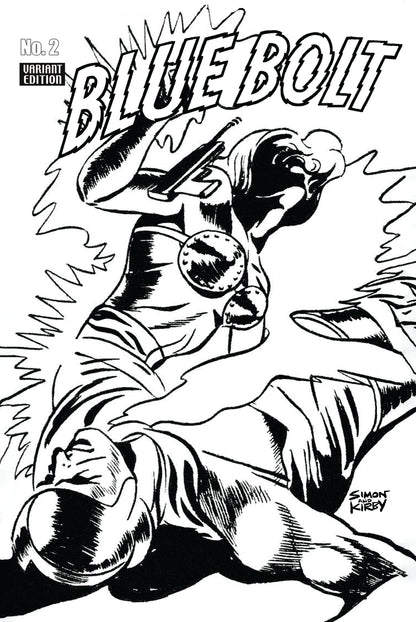 Blue Bolt #2 OA Edition Joe Simon & Jack Kirby | Variant B