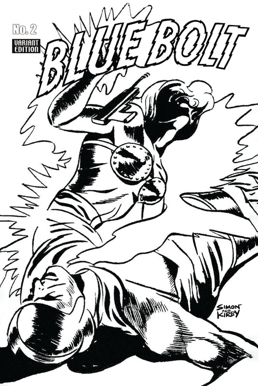 Blue Bolt #2 OA Edition Joe Simon & Jack Kirby | Variant B