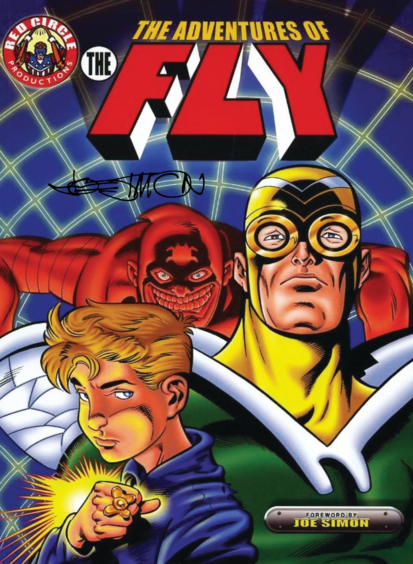 SIGNED | The Adventures of The Fly by Joe Simon & Jack Kirby | Softcover