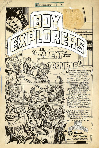 Boy Explorers #1 OA Edition Dody Eka & Jesse Simon | Main Cover