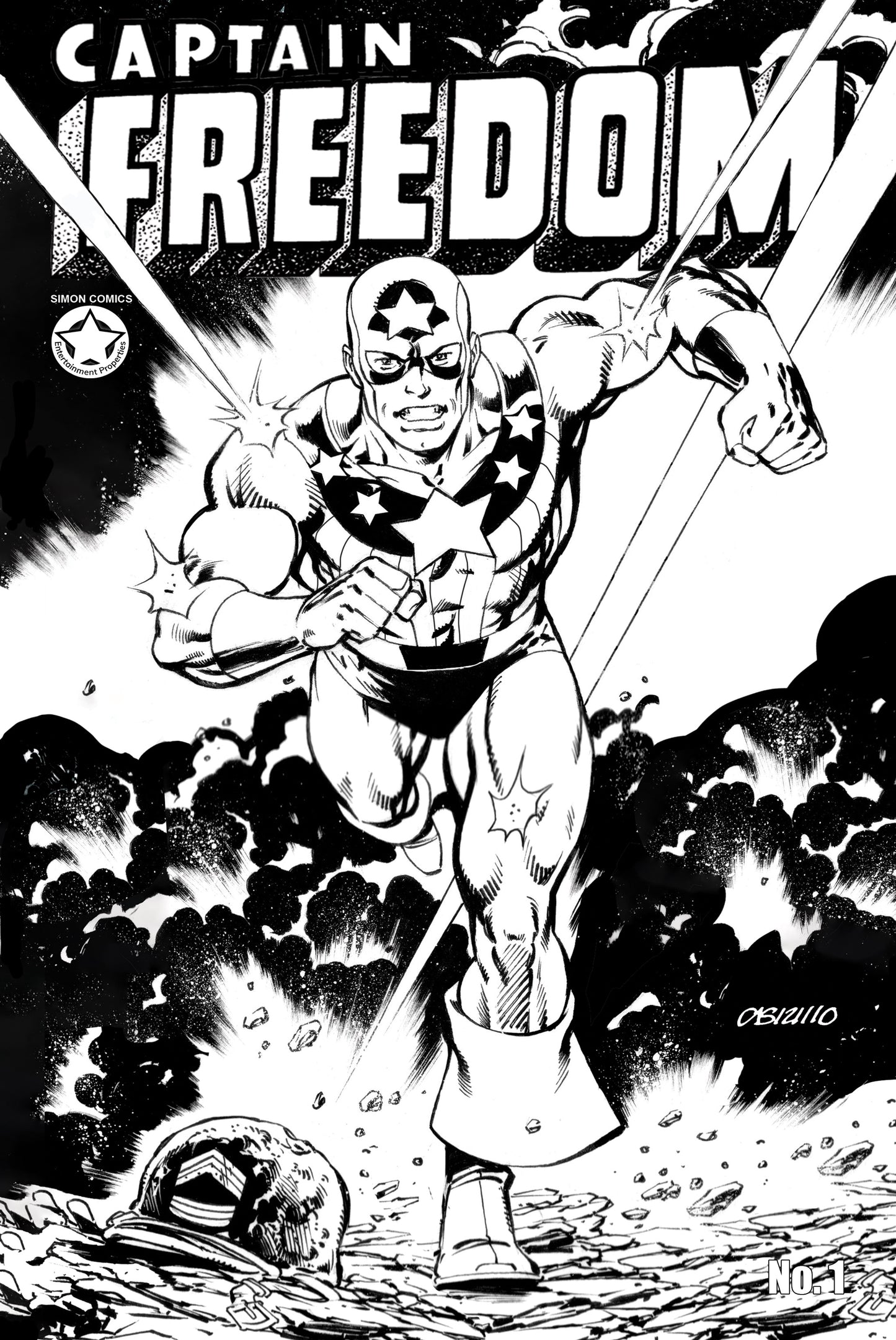 Captain Freedom #1 OA Edition Anthony Castrillo | Main Cover