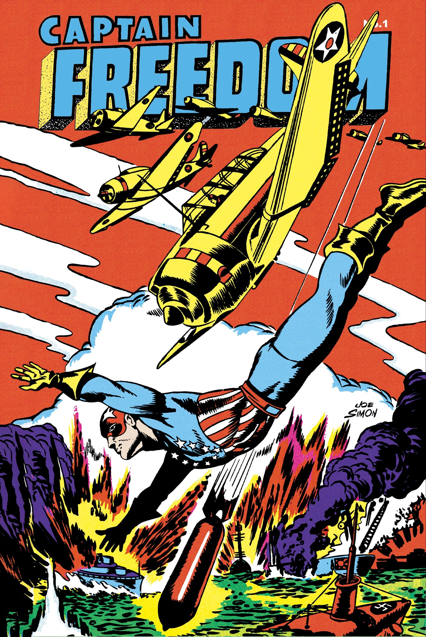 Captain Freedom #1 Joe Simon | Variant C