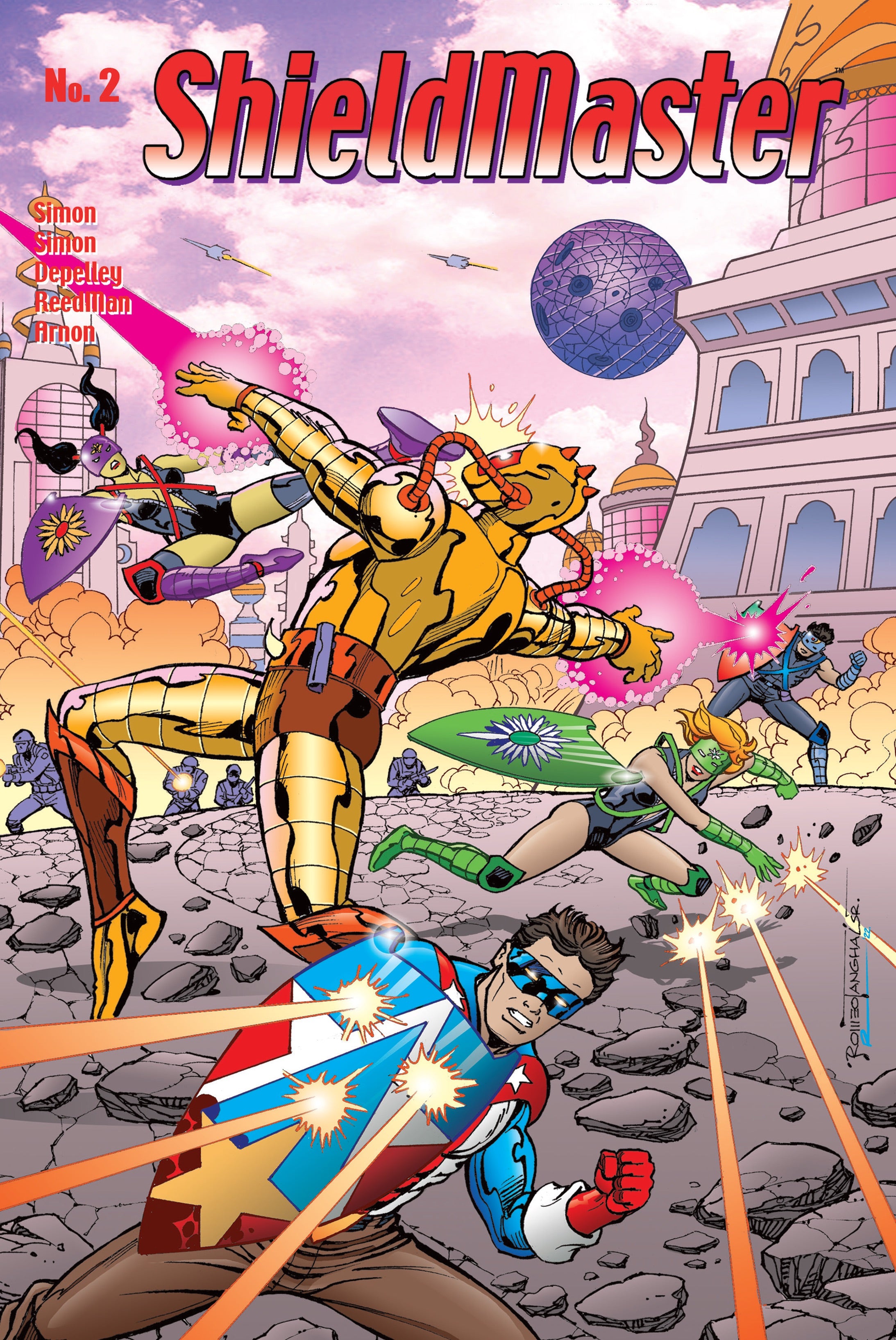 ShieldMaster #2 Romeo Tanghal | Main Cover – Simon Comics