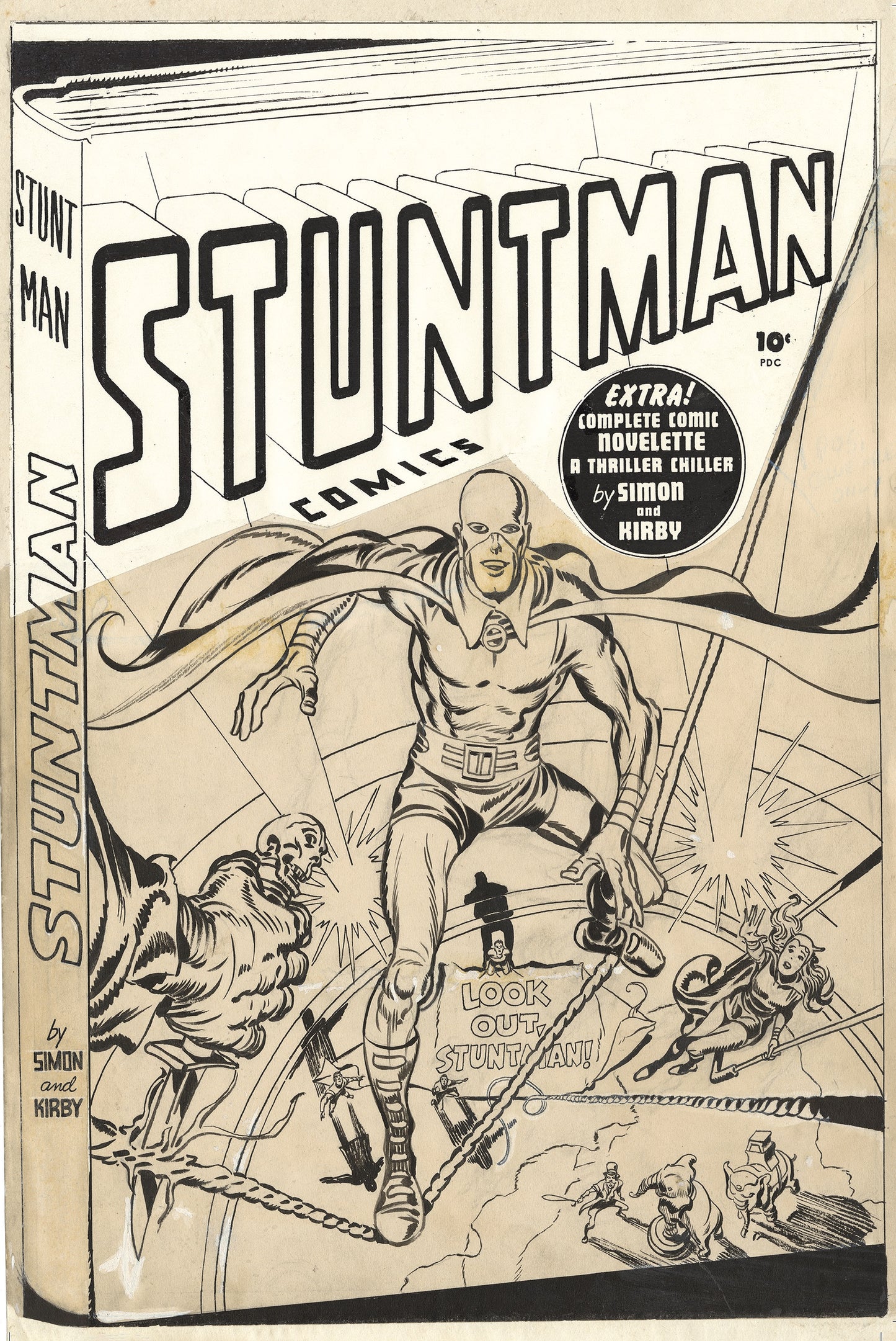 Stuntman #1 OA Edition Joe Simon & Jack Kirby | Variant C