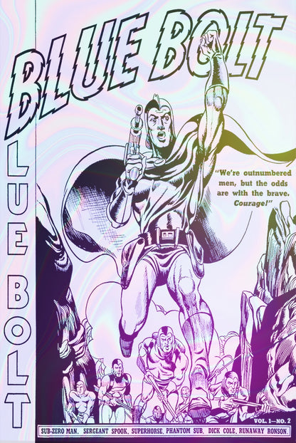Blue Bolt #2 OA Edition Joe Simon | Variant C