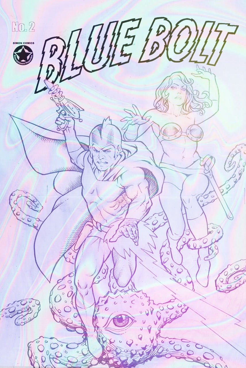 Blue Bolt #2 OA Edition Pramono Etsu | Main Cover