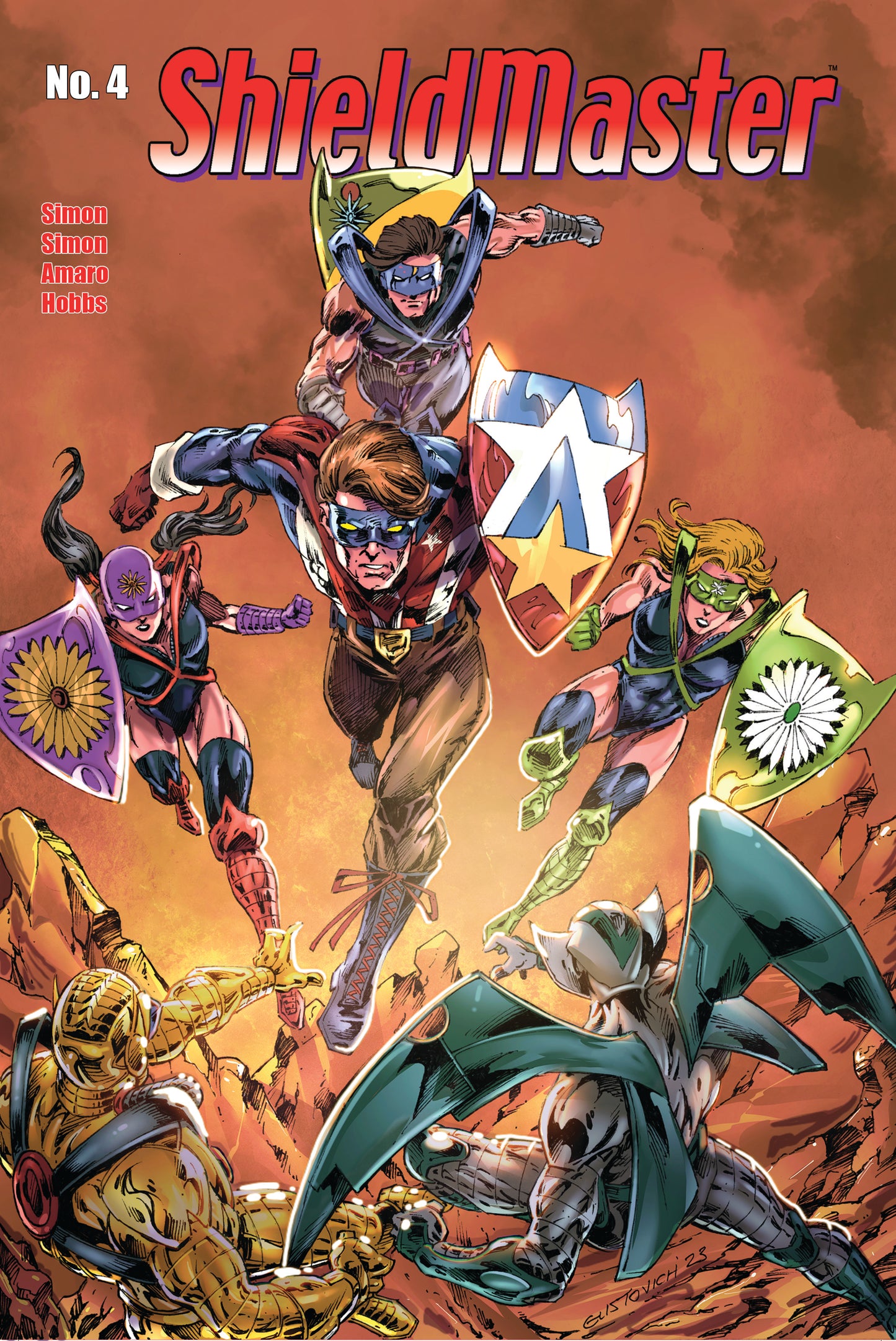 ShieldMaster #4 Mike Gustovich | Main Cover