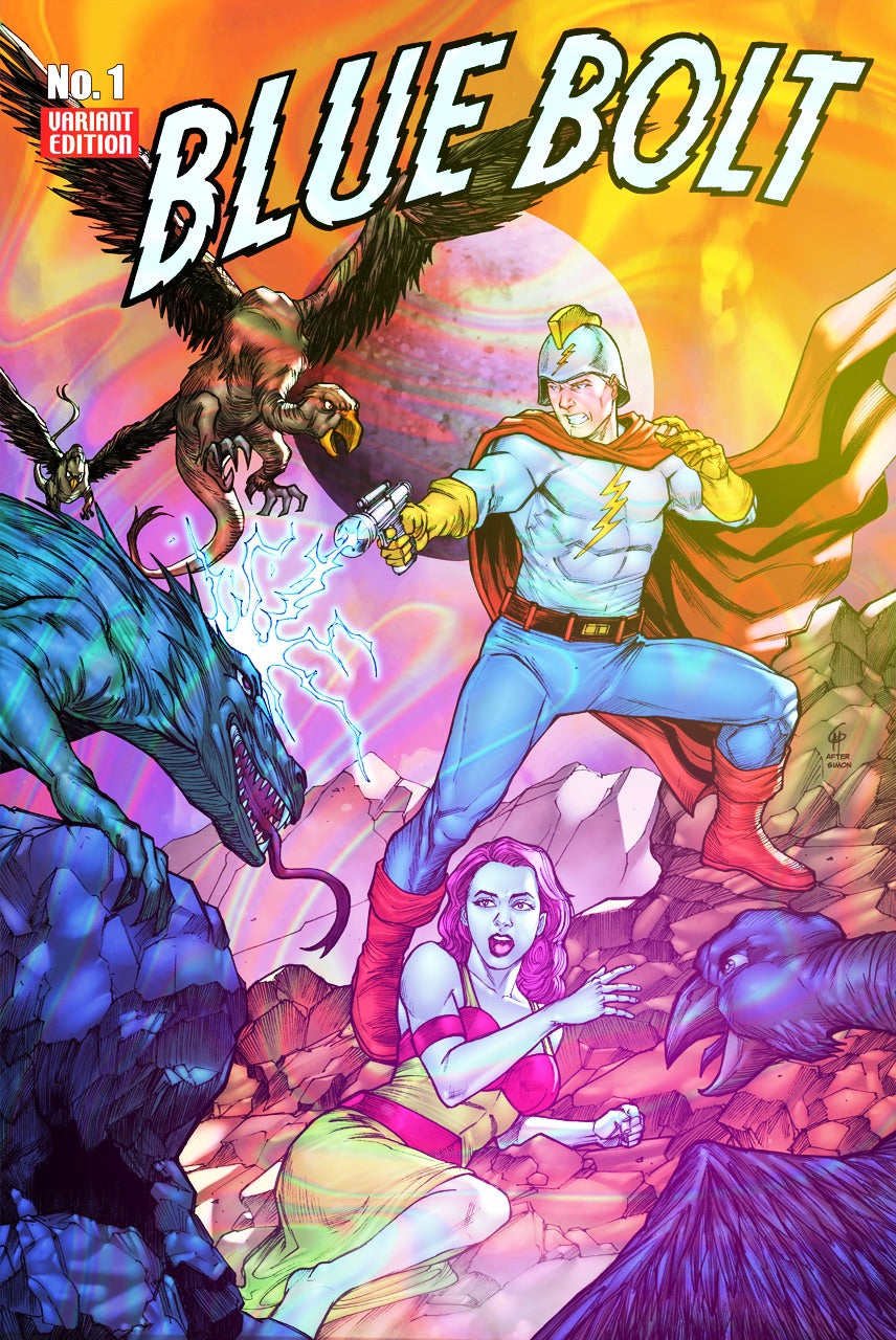 Blue Bolt #1 Garrie Gastonny | Variant B