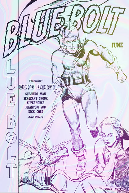 Blue Bolt #1 OA Edition Joe Simon | Variant C