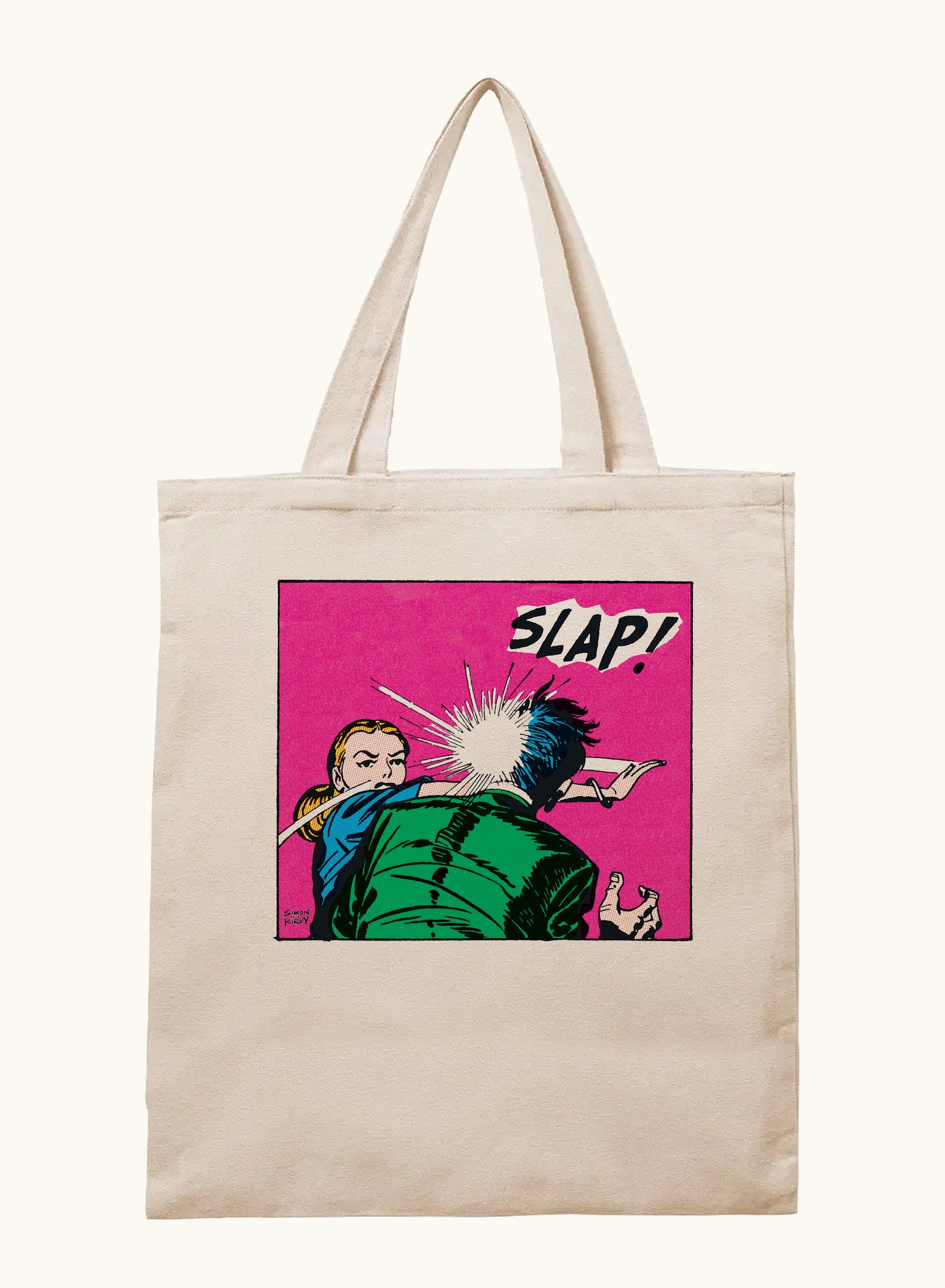 "SLAP!" Iconic Graphic Tote Bag | Simon & Kirby