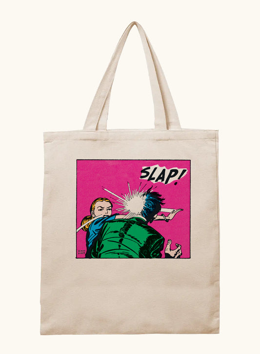 "SLAP!" Iconic Graphic Tote Bag | Simon & Kirby
